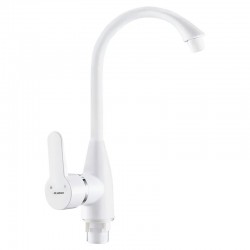 Смеситель для кухни Plamix Mario-011(W) White PM0609
